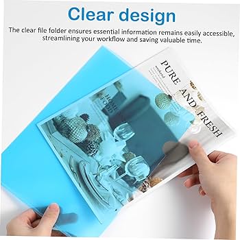 Amazon | CAXUSD A4透明書類フォルダー 16枚入り プロジェクト